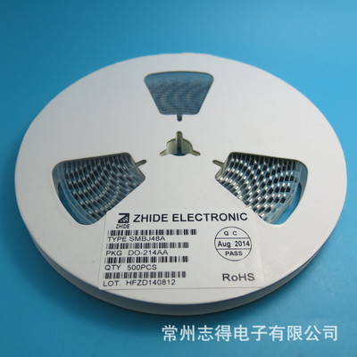【SMBJ48A瞬態抑制二極管貼片TVS正品ZHIDE志得原廠現貨制造商15+】價格,廠家,圖片,其他二極管,常州志得電子-